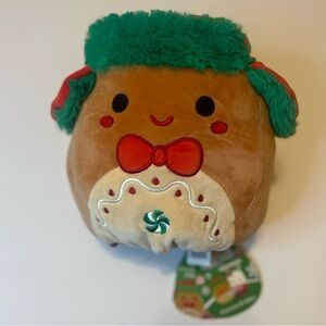 Squishmallows Flip a mallows gingerbread and milk plush NWT